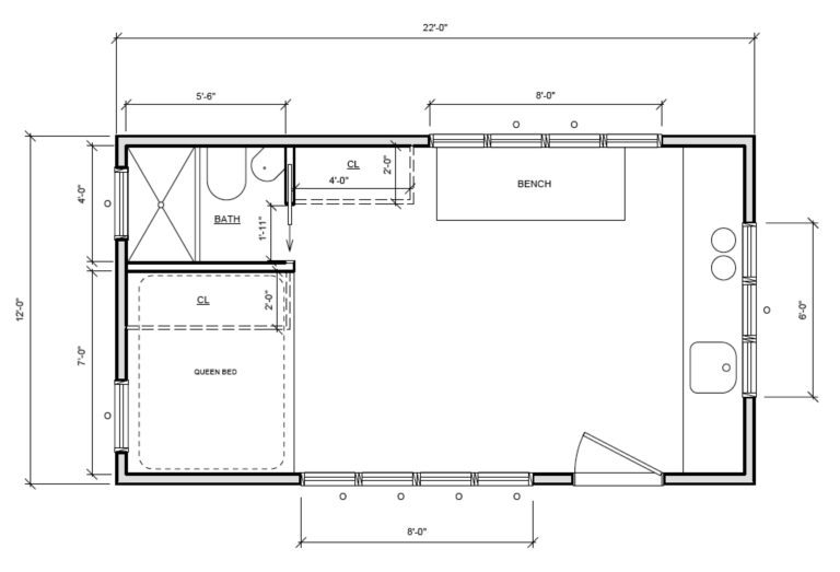 Minim completed floorplan - Minim Homes